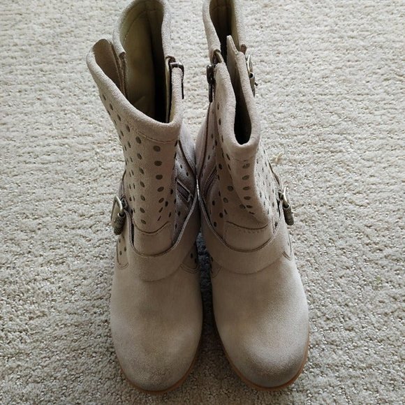 New Sorel Joan of Arctic Wedge II Stud Boots bootie 7 38 - Picture 4 of 5